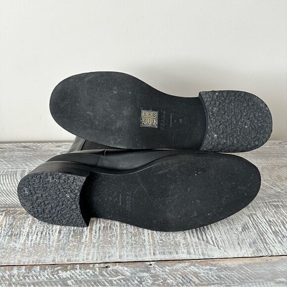 Frame-Women's Le Holland Leather & Rubber Chelsea Black Boots - Picture 7 of 10